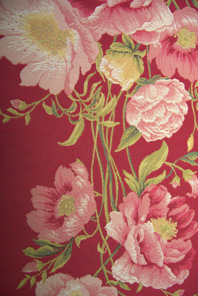 Peonies Pink French Tapestry Table Runner