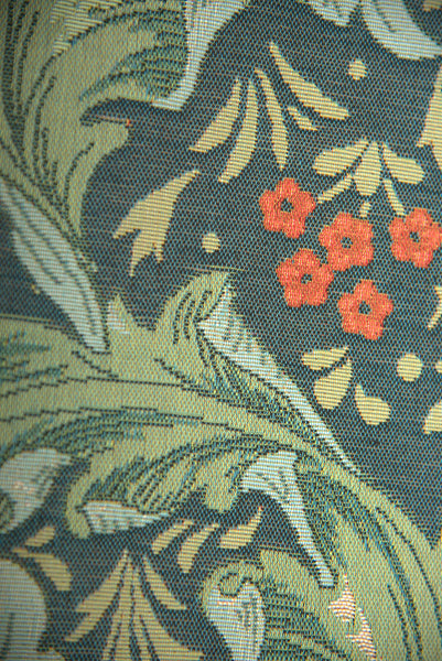 Orange Tree Arabesque Blue French Tapestry Table Runner