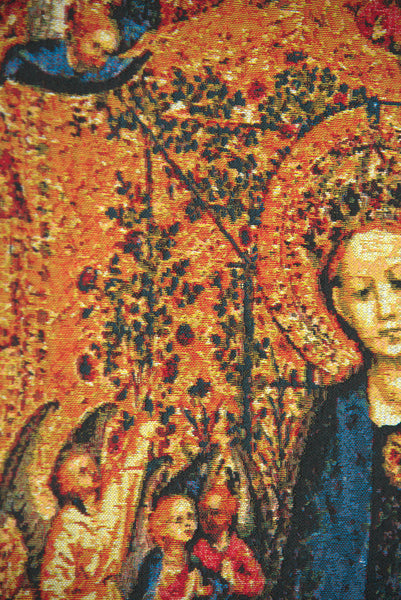 Maria with Child Belgian Tapestry Wall Hanging