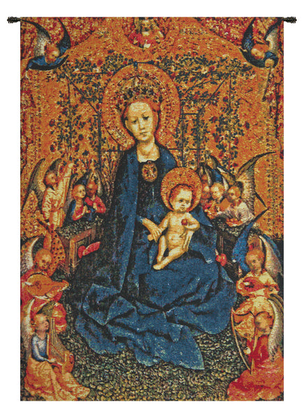 Maria with Child Belgian Tapestry Wall Hanging