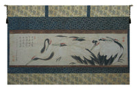 Crane Birds Belgian Tapestry Wall Hanging