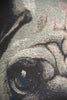 An Ecstatic Pug Stretched Wall Tapestry