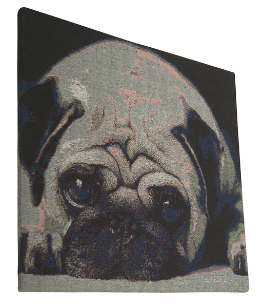 An Ecstatic Pug Stretched Wall Tapestry