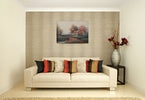 Our Cottage by the Lake Stretched Wall Tapestry