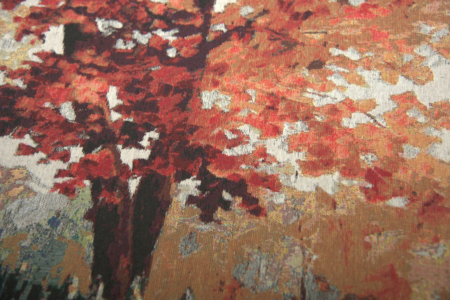 Blues of Falling Stretched Wall Tapestry