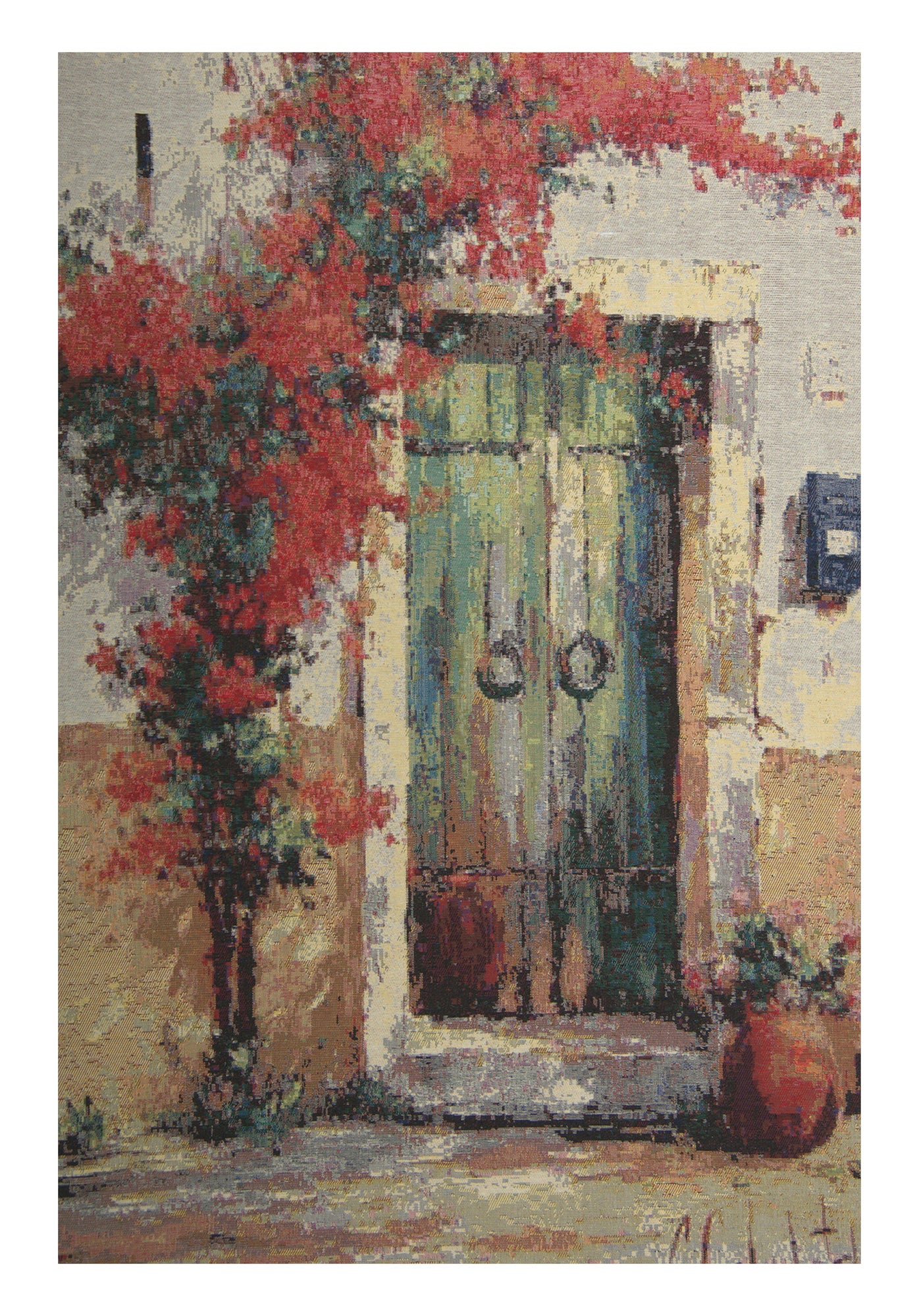 Villa Flora Over Door Stretched Wall Tapestry