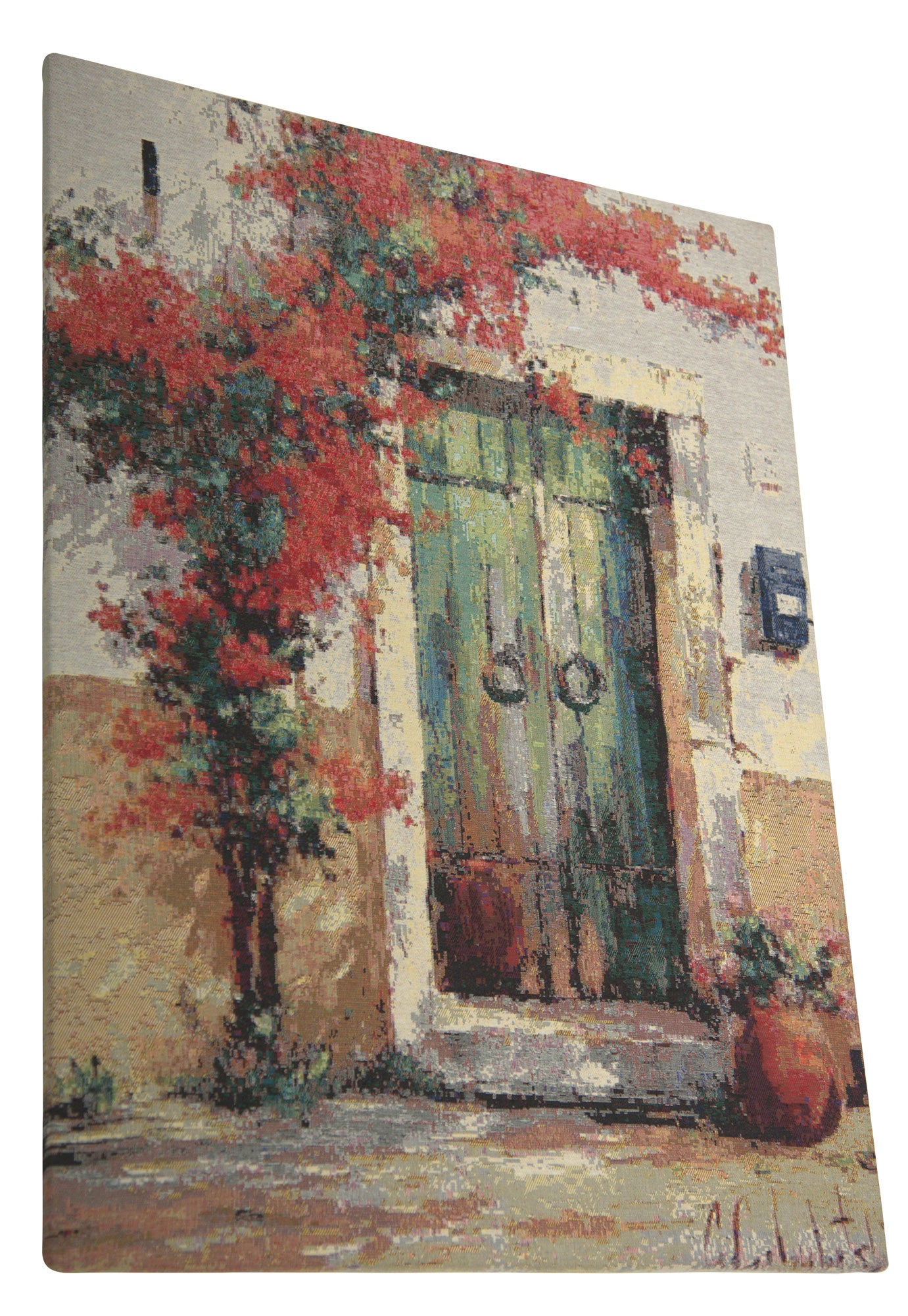 Villa Flora Over Door Stretched Wall Tapestry