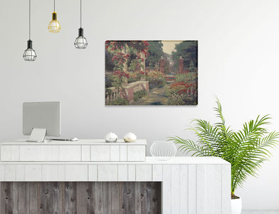 Forgotten Garden  Stretched Wall Tapestry