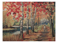River Walk  Stretched Wall Tapestry by Alessia Cara