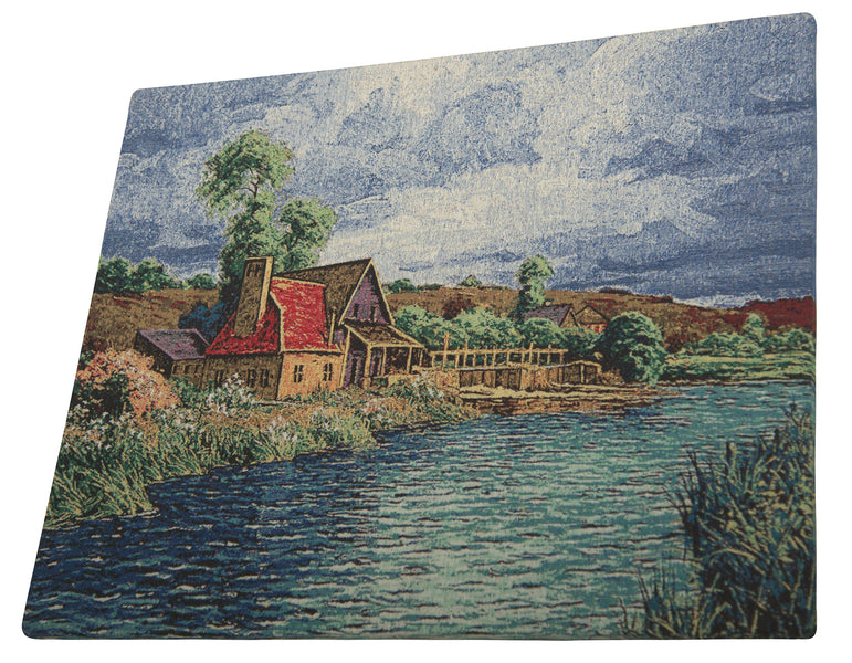 Mill House Stretched Wall Tapestry