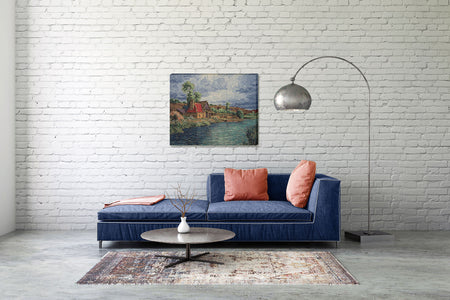 Mill House Stretched Wall Tapestry