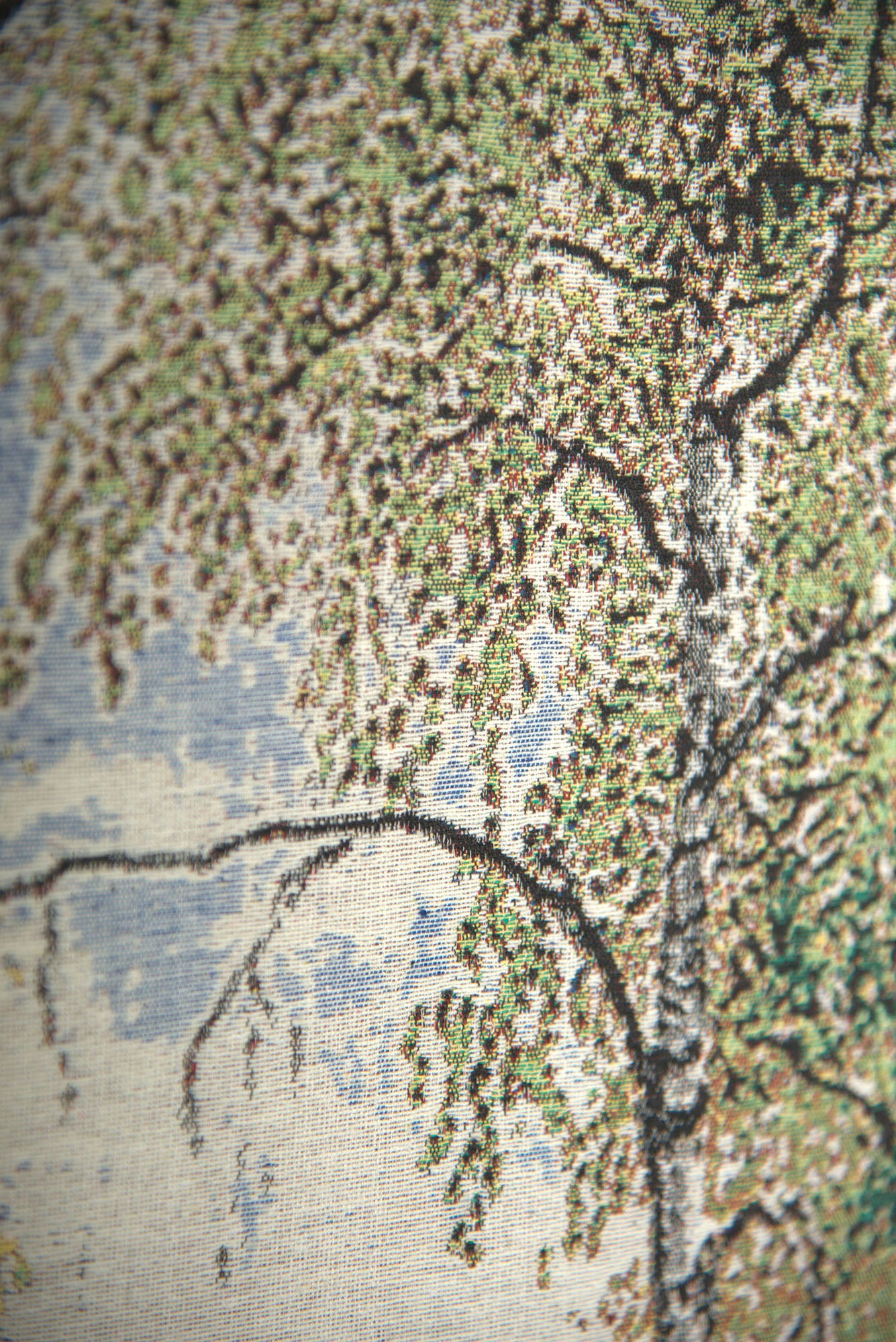 Brook between the Trees Stretched Wall Tapestry