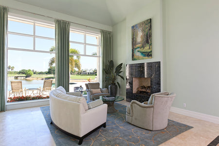 Brook between the Trees Stretched Wall Tapestry