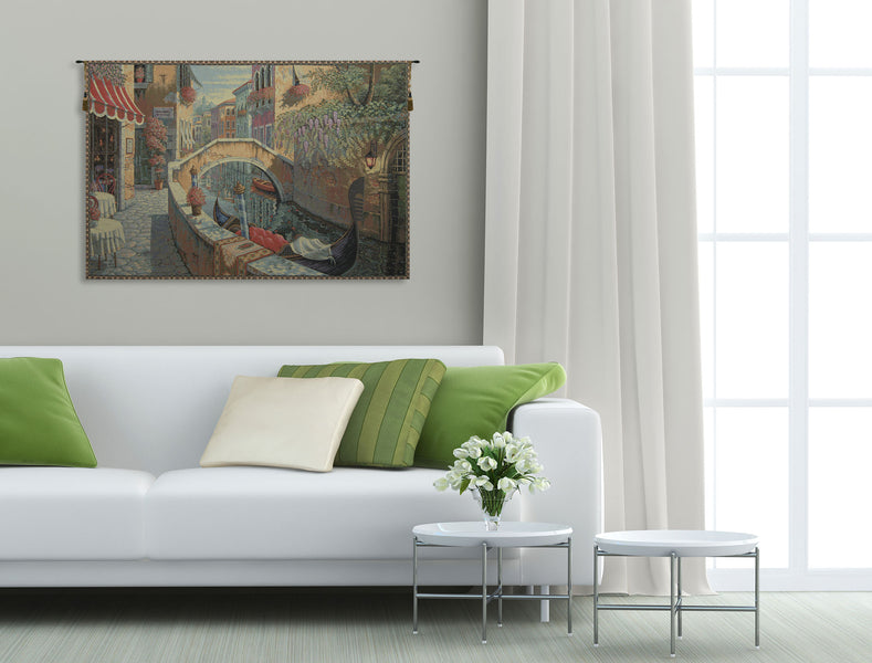 Venezia Romantica Italian Tapestry Wall Hanging