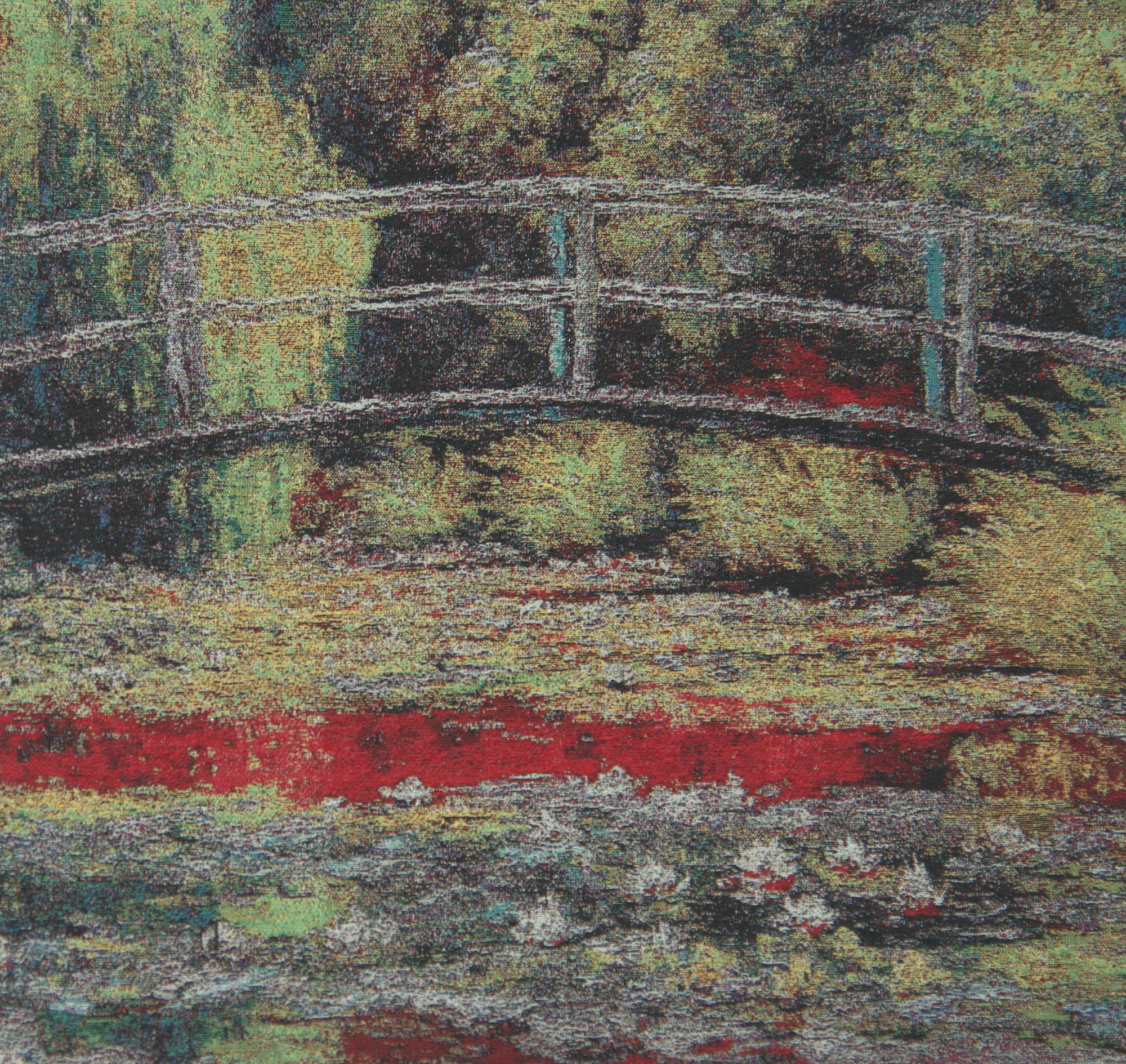 Giverny Bridge II Decorative Pillow Cushion Cover