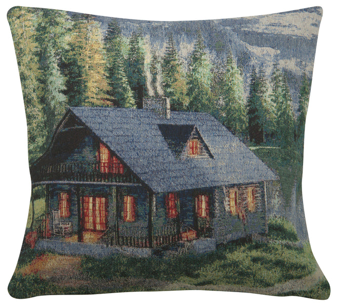 Rustic Cabin Decorative Pillow Cushion Cover