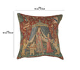 A Mon Seul Desir III Large French Tapestry Cushion