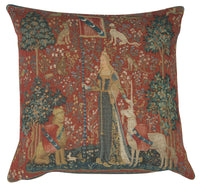 The Touch I Large French Tapestry Cushion