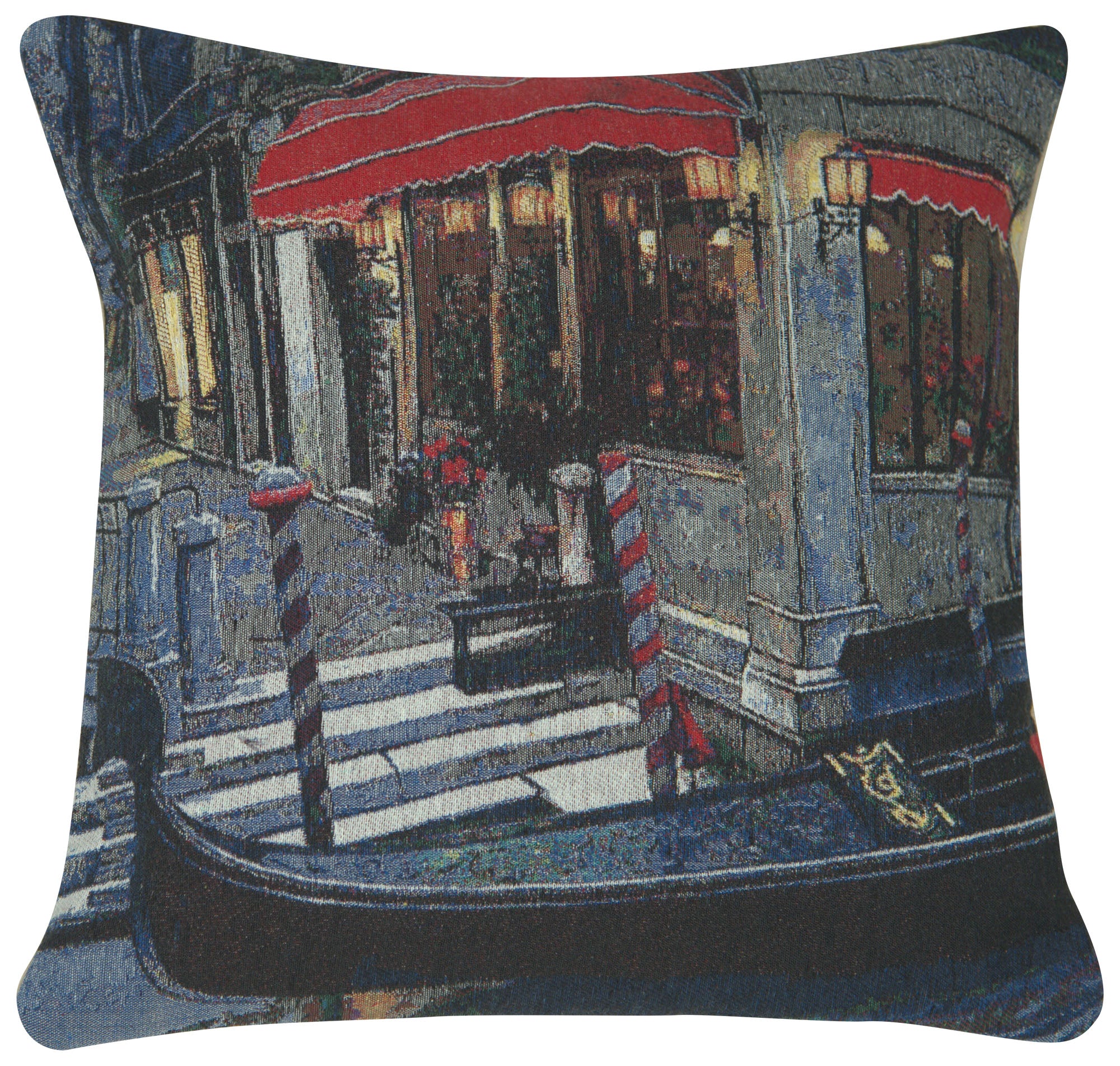 Moonlight Gondola I Decorative Pillow Cushion Cover