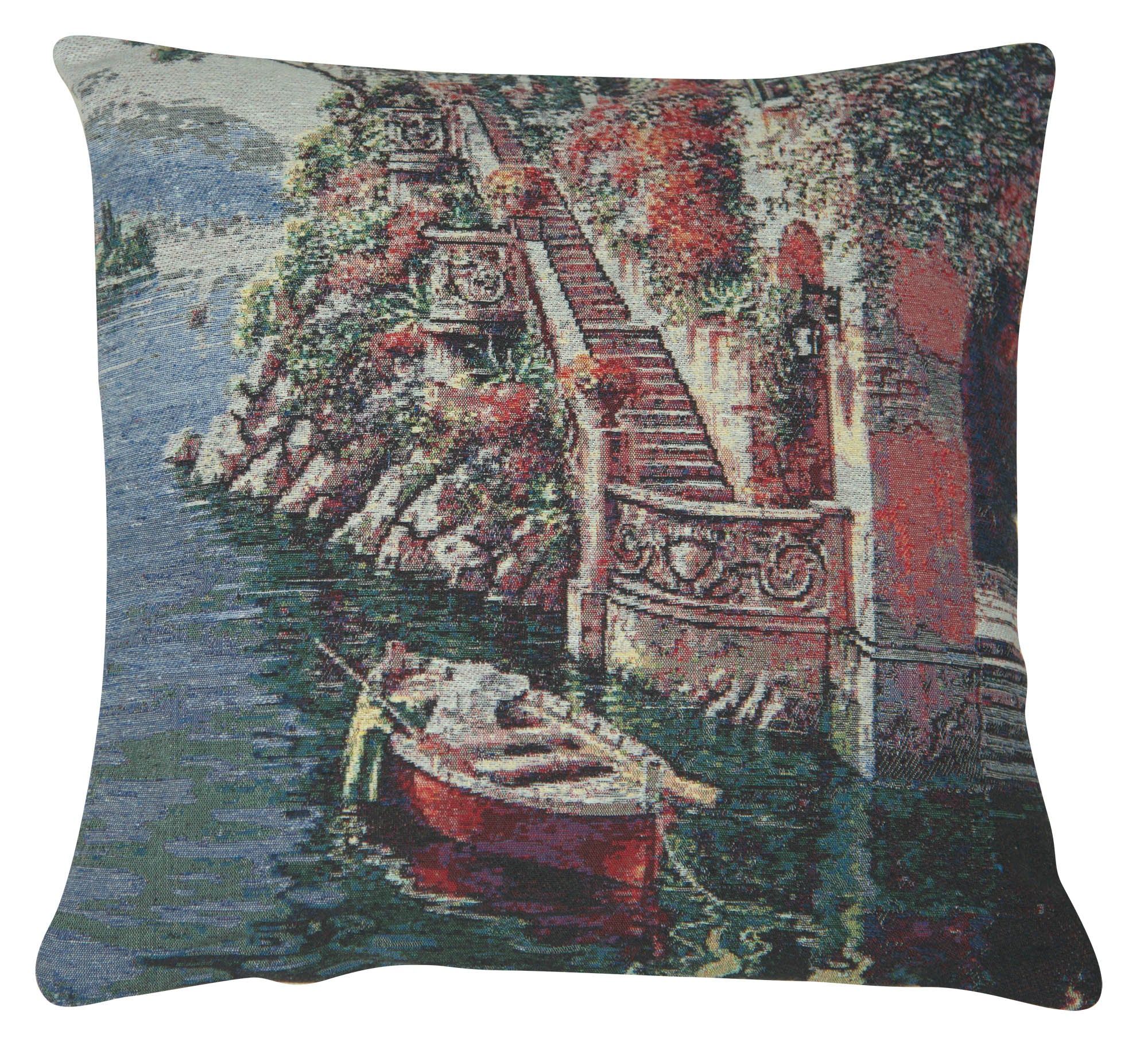 Lake Como Villa II Decorative Pillow Cushion Cover