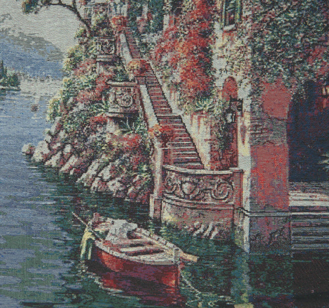 Lake Como Villa II Decorative Pillow Cushion Cover