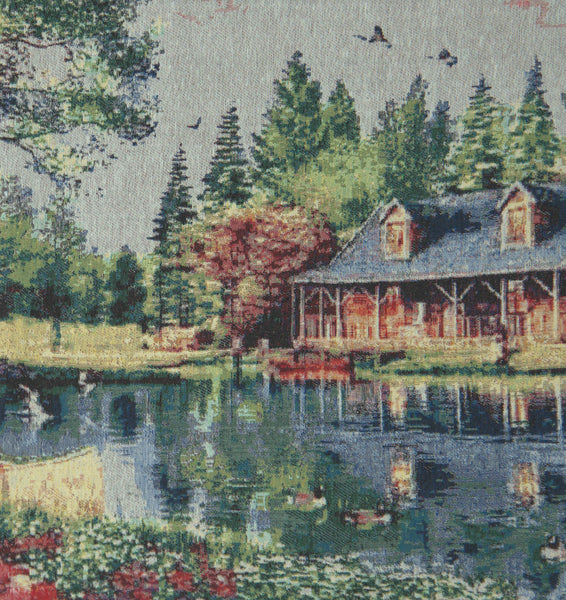 Placid Cabin Decorative Pillow Cushion Cover