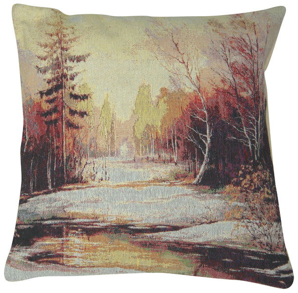 Late Autumn Glade Decorative Pillow Cushion Cover