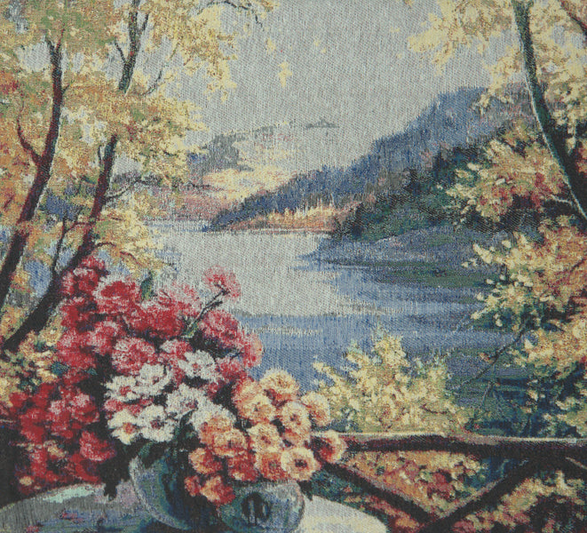 Lakeside Still Life Decorative Pillow Cushion Cover