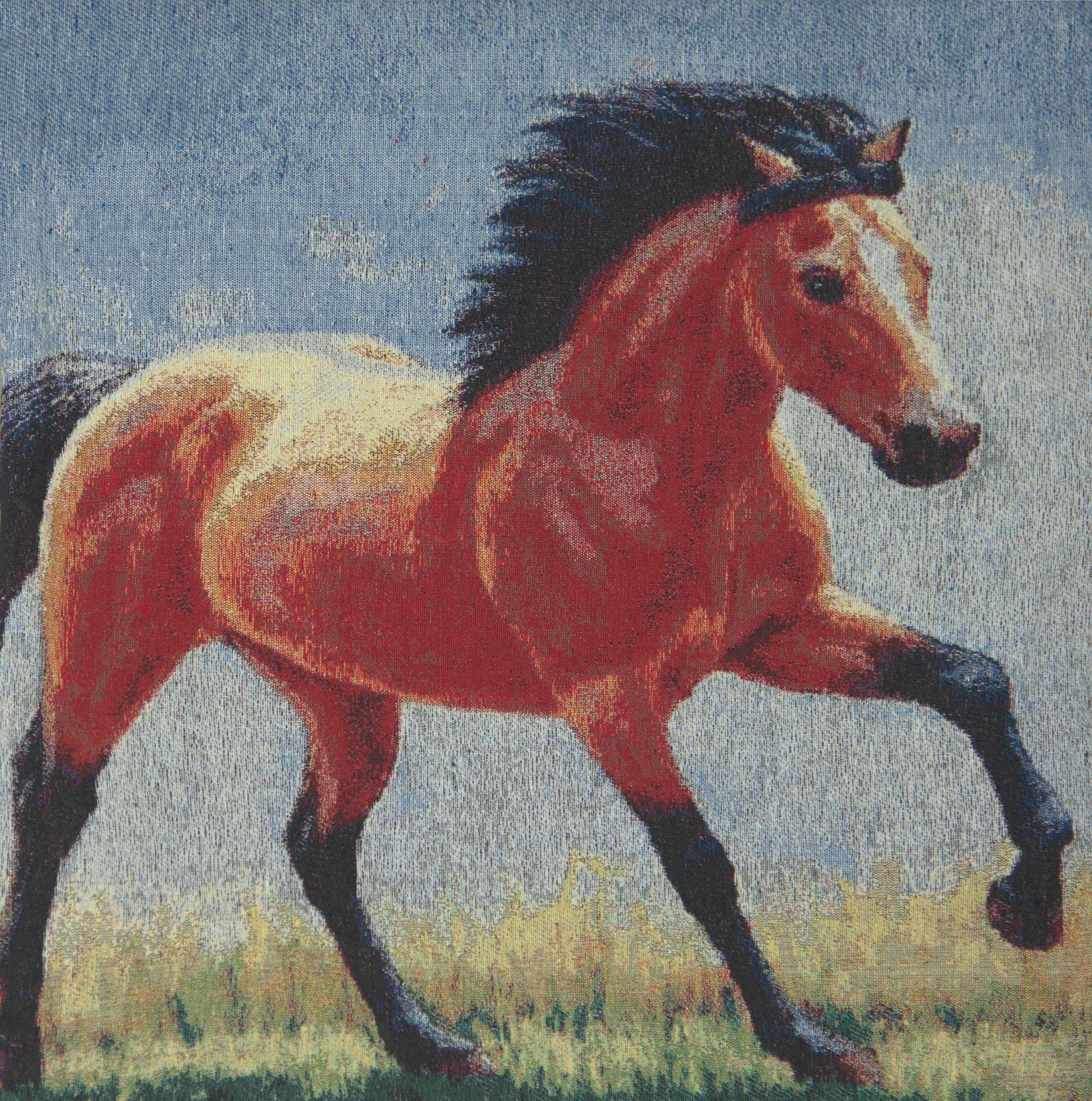 Running Thoroughbred II Decorative Pillow Cushion Cover