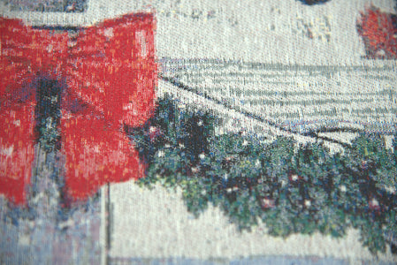 Snowy Horses Decorative Pillow Cushion Cover