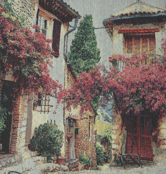 Mediterranean Scene Decorative Pillow Cushion Cover