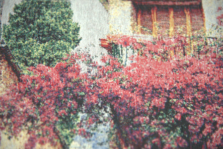 Mediterranean Scene Decorative Pillow Cushion Cover