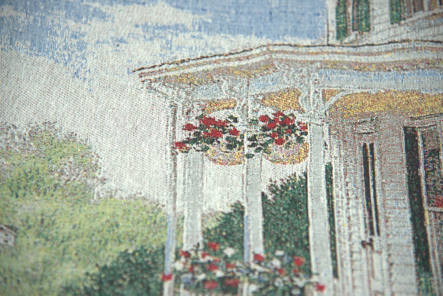 The Porch Cat Decorative Pillow Cushion Cover