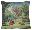 Children And Sheep Decorative Pillow Cushion Cover