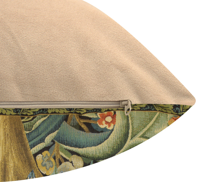 Woodpecker Left by William Morris European Cushion Cover