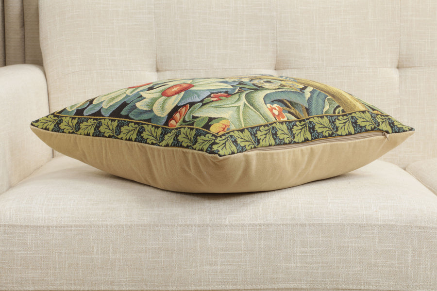 Woodpecker Left by William Morris European Cushion Cover
