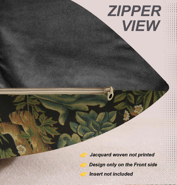 Lion by William Morris European Cushion Cover