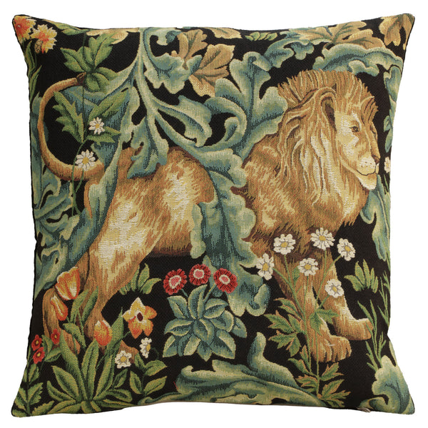 Lion by William Morris European Cushion Cover