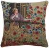 Thoughtful Floral Terrace Decorative Pillow Cushion Cover