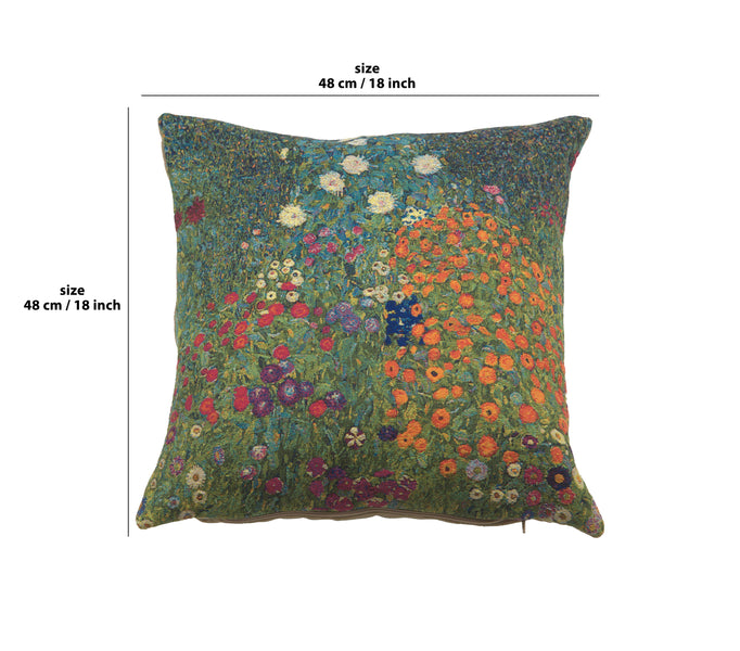 Flower Garden by Klimt European Cushion Cover