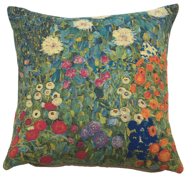 Flower Garden II by Klimt European Cushion Cover