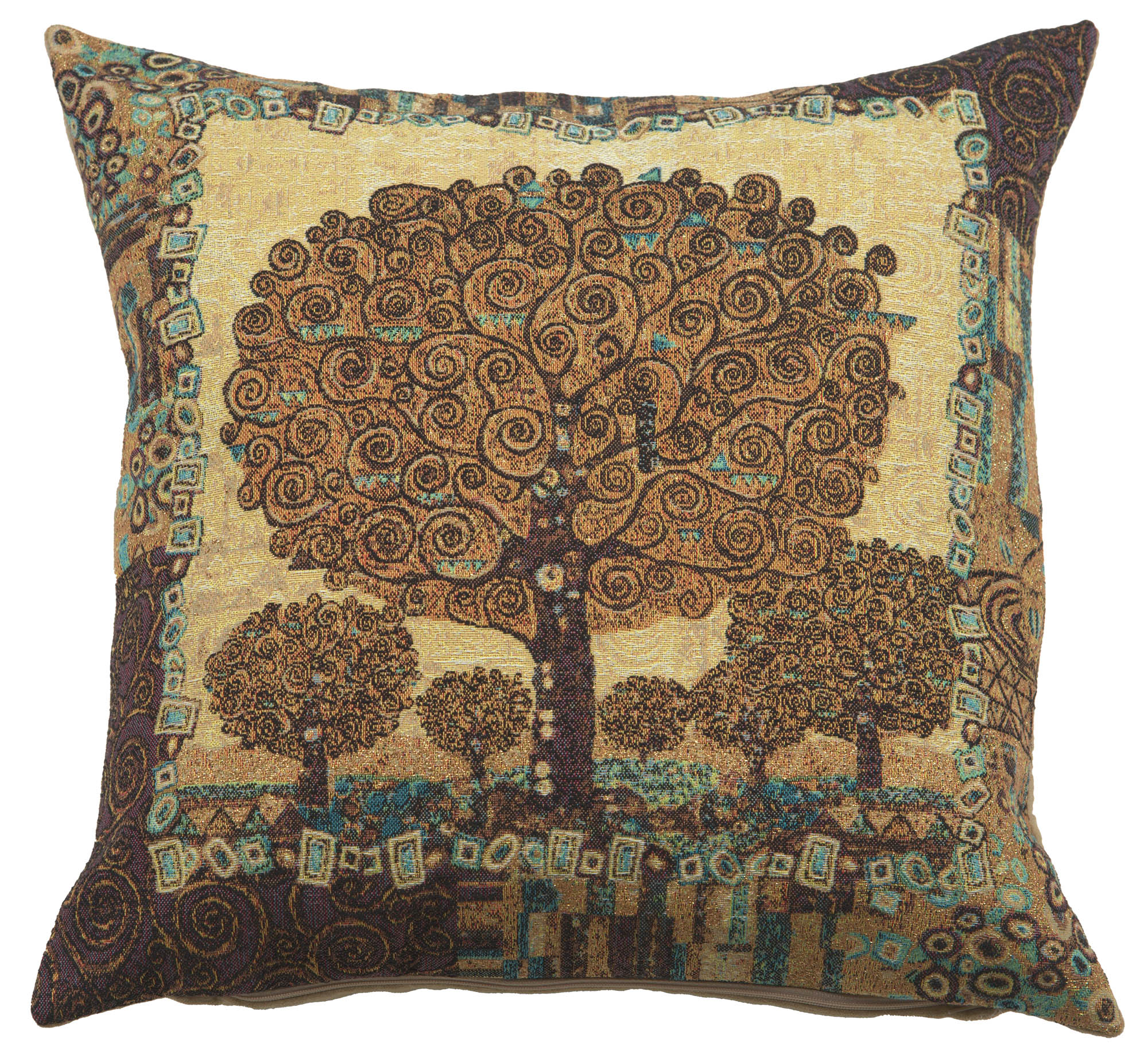 Tree of Life A by Klimt European Cushion Cover