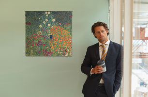 Flower Garden III by Klimt European Tapestry