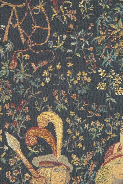 The Hunt Amour Eternelle Square Belgian Tapestry Wall Hanging