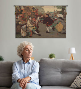 The Farmer's Dance Belgian Tapestry