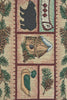 Winter Lodge with Red Tassels Tapestry Table Runner