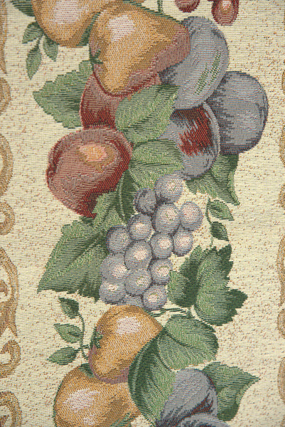Fall Fruit With Tassels Tapestry Table Runner