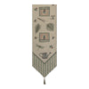 Garden Elements Large with Green Tassel Tapestry Table Runner
