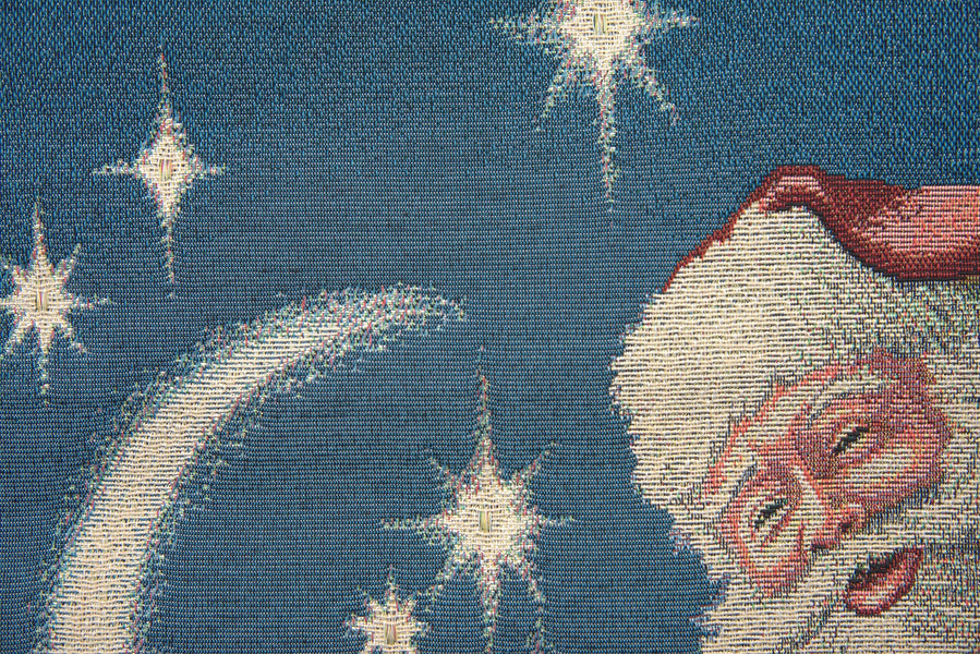 Santa's Night Fine Art Tapestry