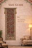 The Tree of Life Portiere Red Belgian Tapestry